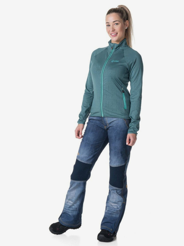 Kilpi Zelená dámska športová mikina KILPI JUNIE