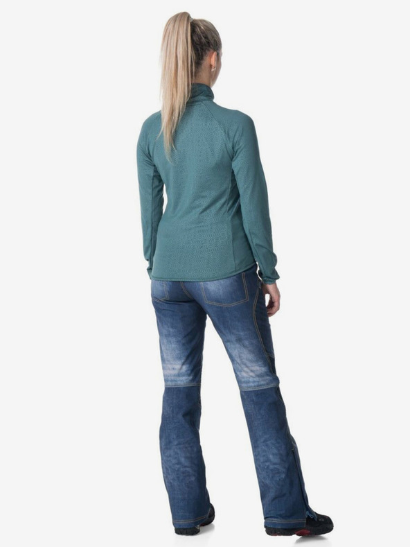 Kilpi Zelená dámska športová mikina KILPI JUNIE