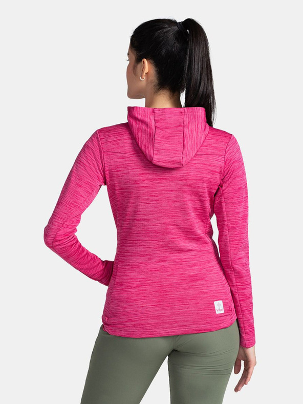 Kilpi Ružová dámska mikina s kapucňou Kilpi SEVELEN-W