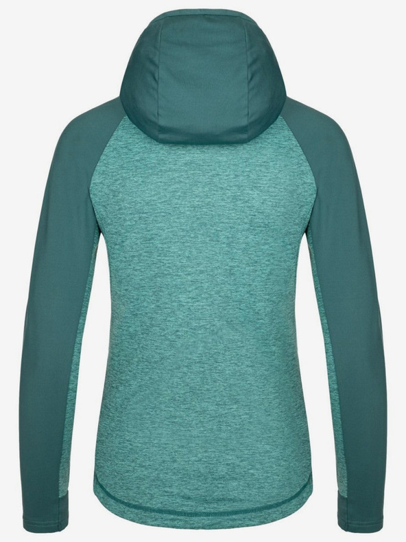 Kilpi Tyrkysová dámska žíhaná funkčná mikina Kilpi LAYANA-W