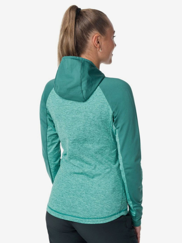 Kilpi Tyrkysová dámska žíhaná funkčná mikina Kilpi LAYANA-W