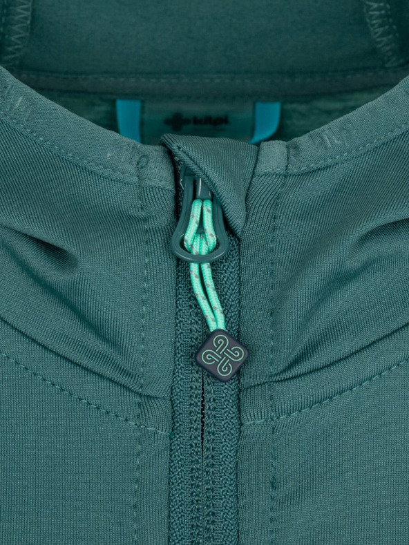 Kilpi Tyrkysová dámska žíhaná funkčná mikina Kilpi LAYANA-W