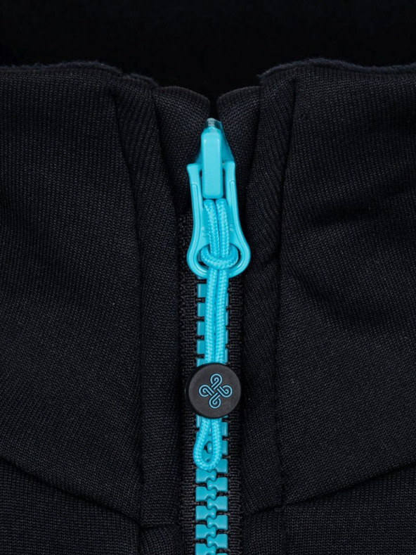 Kilpi Čierno-modrá dámska funkčná mikina s kapucňou Kilpi TEAM FLEECE-W