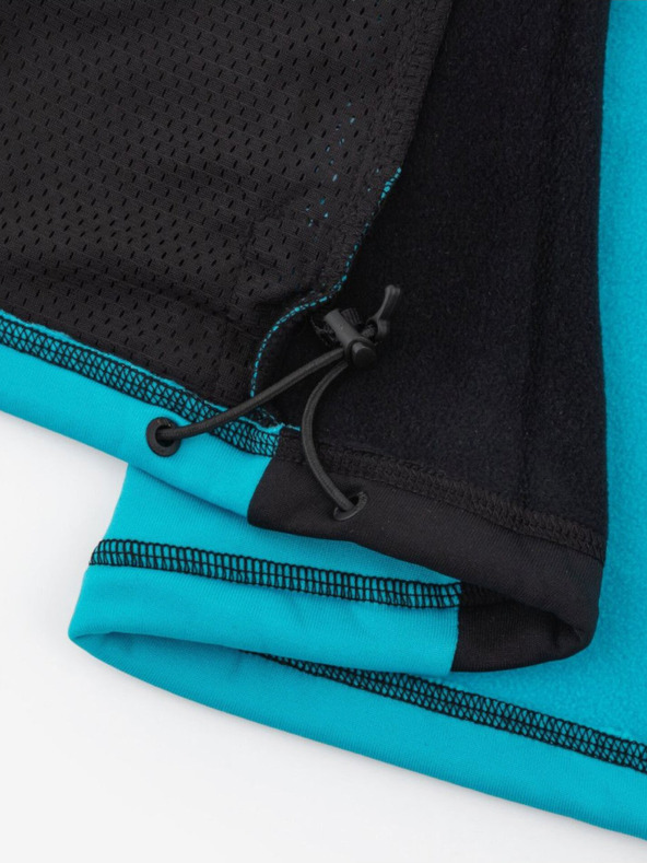 Kilpi Čierno-modrá dámska funkčná mikina s kapucňou Kilpi TEAM FLEECE-W