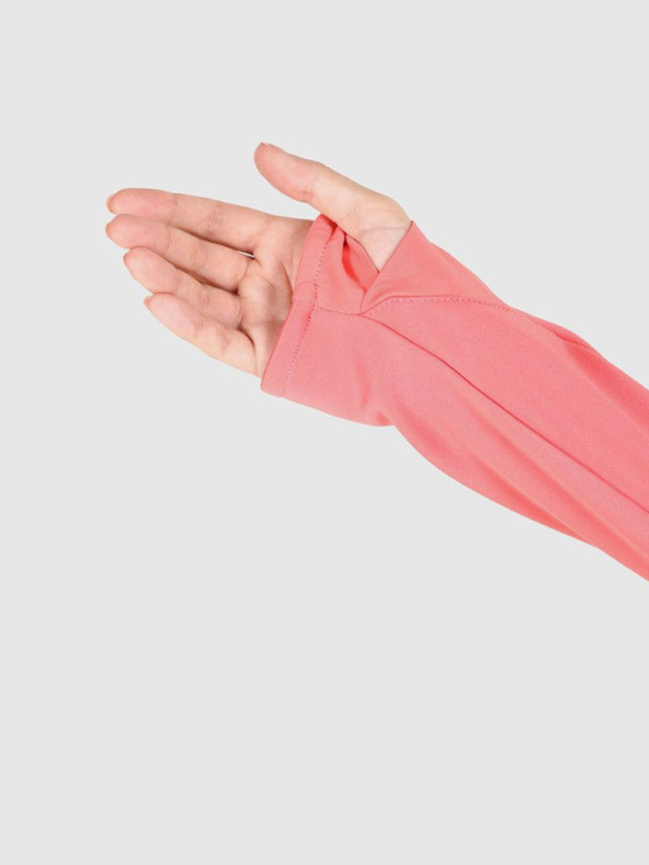 Kilpi Šedo-ružová dámska fleecová mikina Kilpi VERSAM-W