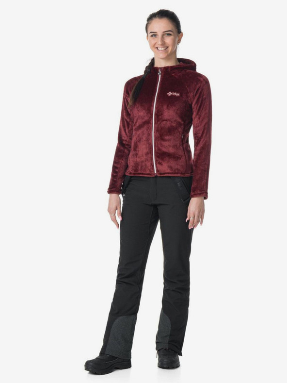 Kilpi Vínová dámska fleecová mikina Kilpi MARIEL-W