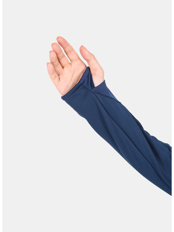 Kilpi Šedá a modrá dámska fleecová mikina Kilpi VERSAM-W