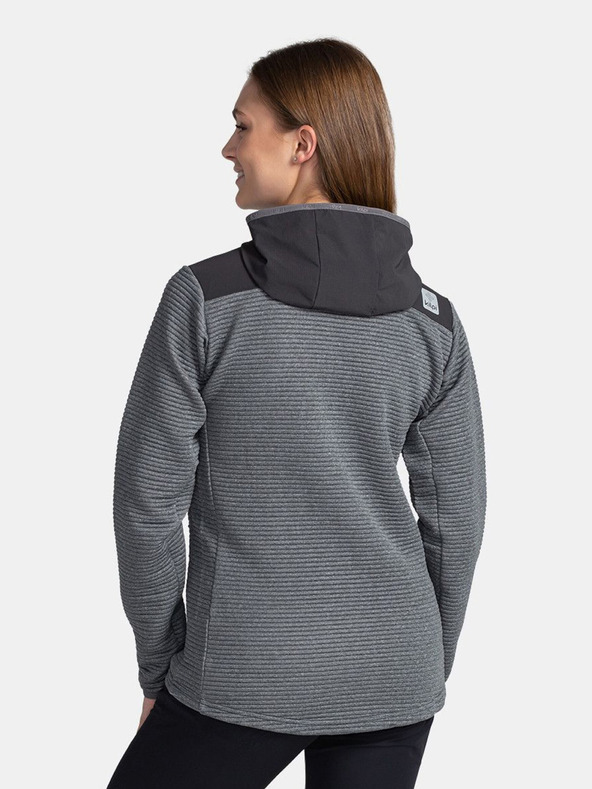 Kilpi Tmavošedá dámska mikina s kapucňou Kilpi TANALI-W