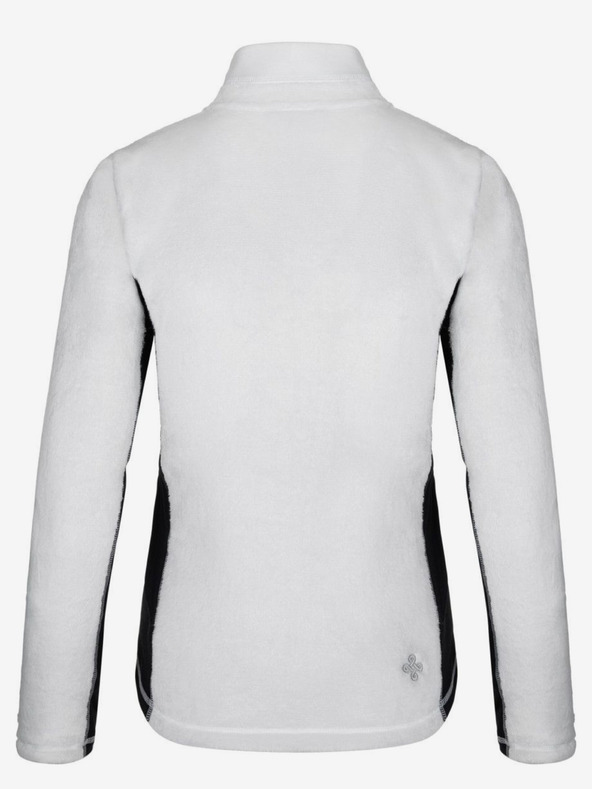 Kilpi Čiernobiela dámska flísová mikina na zips Kilpi SKATHI