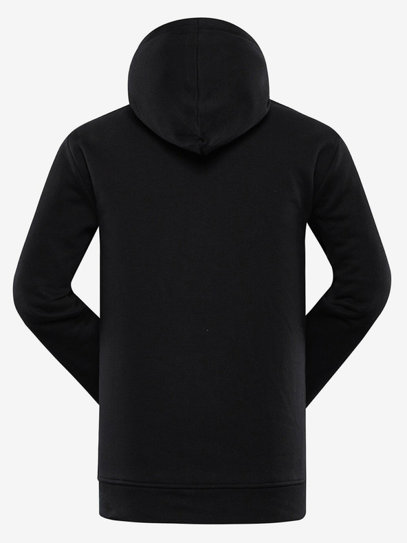 NAX Čierna pánska mikina NAX Azer