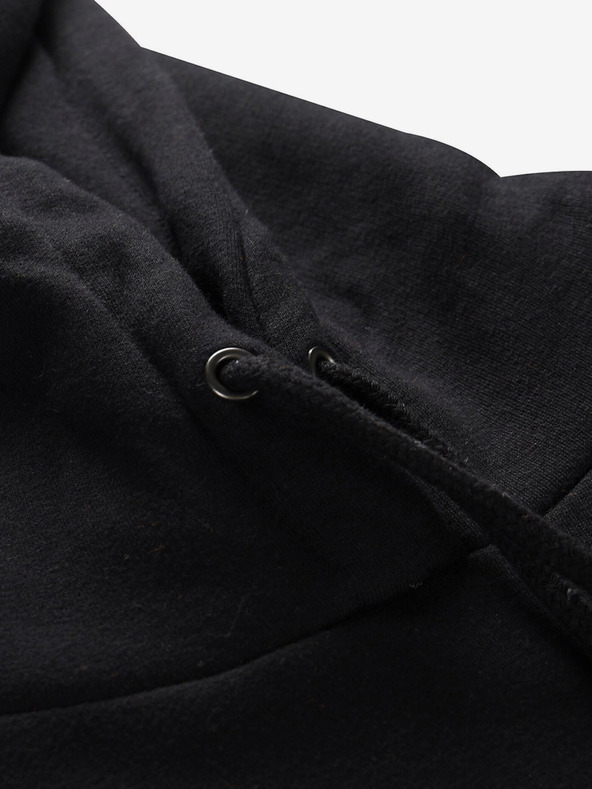 NAX Čierna pánska mikina NAX Azer