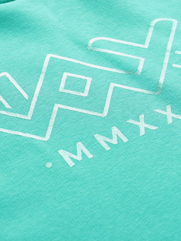 NAX Tyrkysová dámska mikina NAX Werena