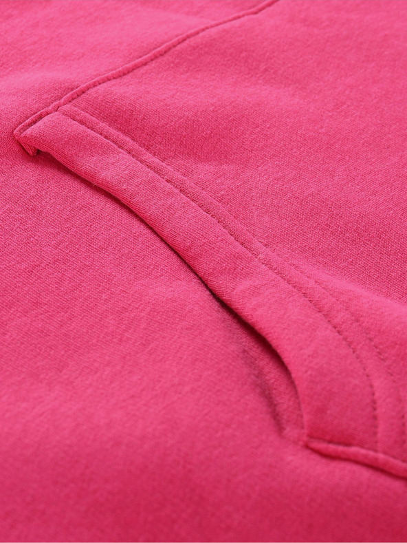 NAX Tmavoružová dámska mikina NAX Werena