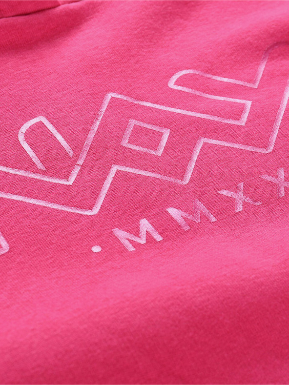 NAX Tmavoružová dámska mikina NAX Werena