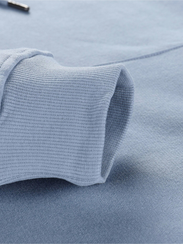 NAX Svetlomodrá pánska mikina NAX Azer