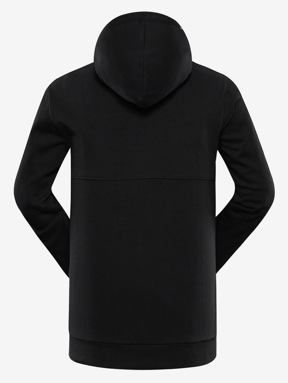 ALPINE PRO Čierna pánska mikina ALPINE PRO Bord