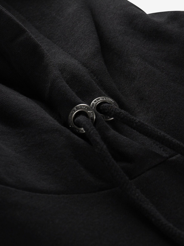 ALPINE PRO Čierna pánska mikina ALPINE PRO Bord