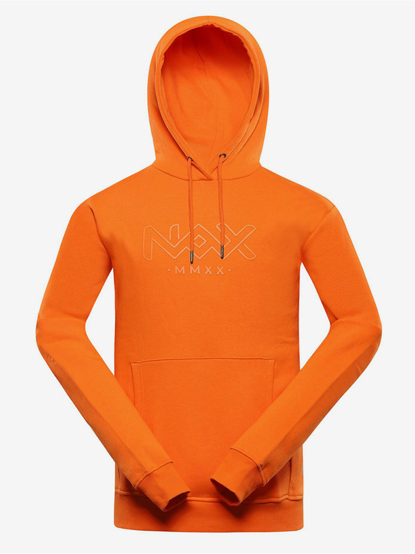 NAX Oranžová pánska mikina NAX Azer