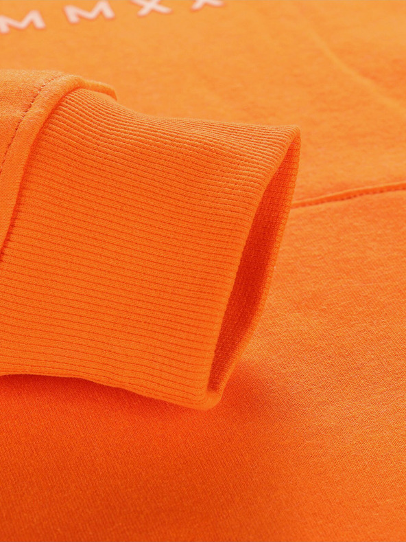 NAX Oranžová pánska mikina NAX Azer