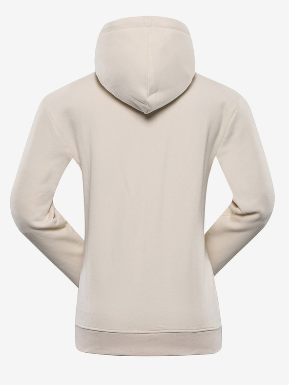 NAX Krémová dámska mikina NAX Werena