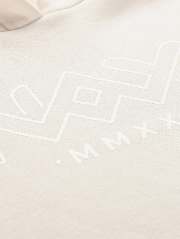 NAX Krémová dámska mikina NAX Werena