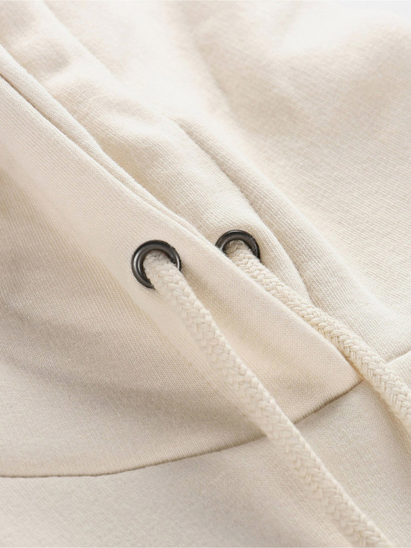 NAX Krémová dámska mikina NAX Werena