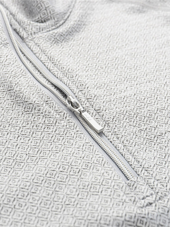 ALPINE PRO Svetlosivé dámske športové tričko ALPINE PRO Wenpa