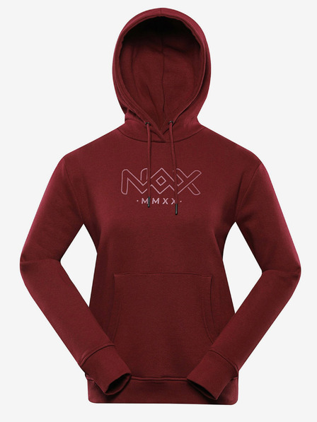 NAX Vínová dámska mikina NAX Werena