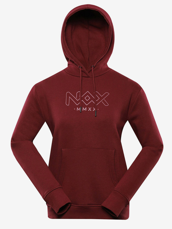 NAX Vínová dámska mikina NAX Werena