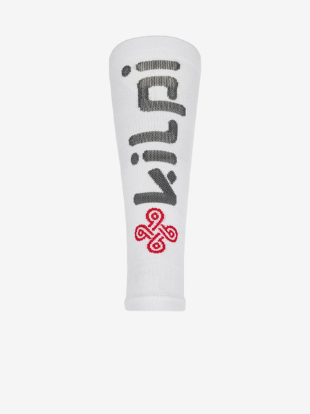 Kilpi Biele unisex kompresné návleky na nohy Kilpi DOMET