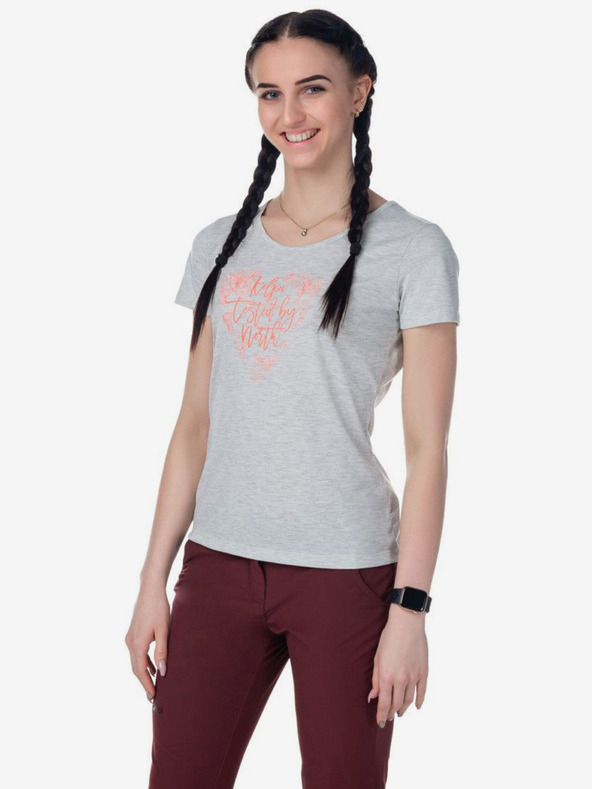 Kilpi Svetlošedé dámske športové tričko Kilpi GAROVE