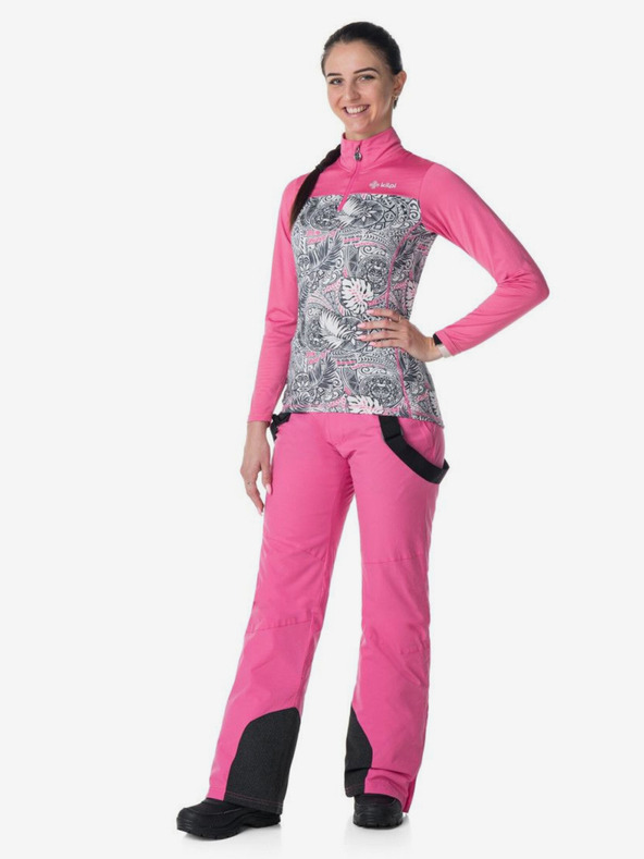 Kilpi Tmavomodré dámske športové tričko s rolákom KILPI LEEMA