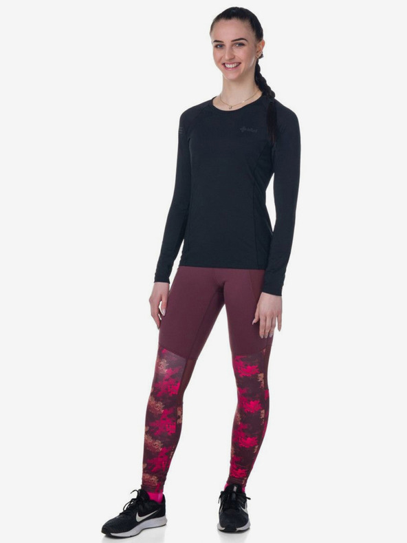 Kilpi Vínové dámske funkčné tričko Kilpi LINA