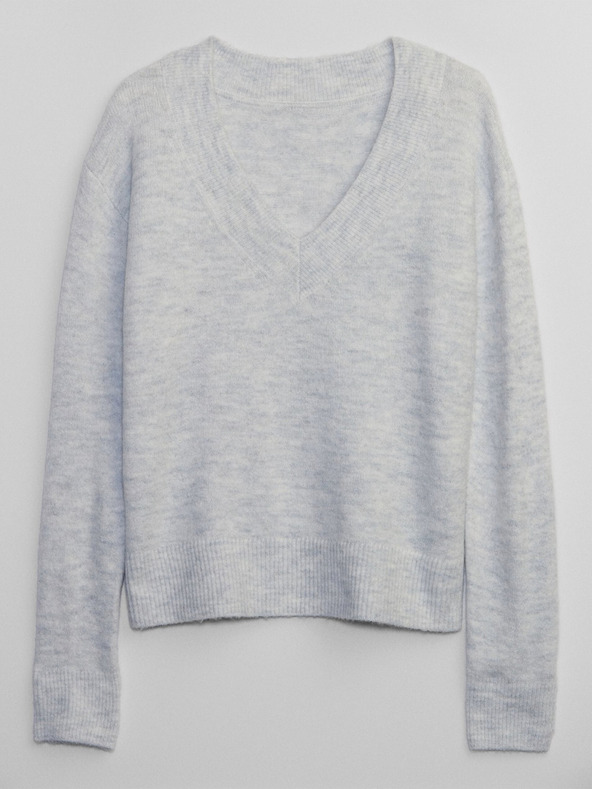 GAP Pletený sveter s výstrihom V GAP