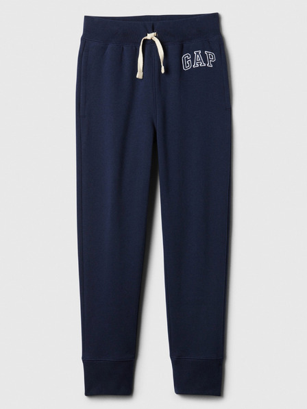 GAP Detské tepláky fleece logo army GAP