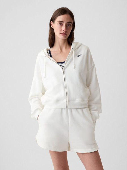 GAP Mikina crop s kapucňou GAP