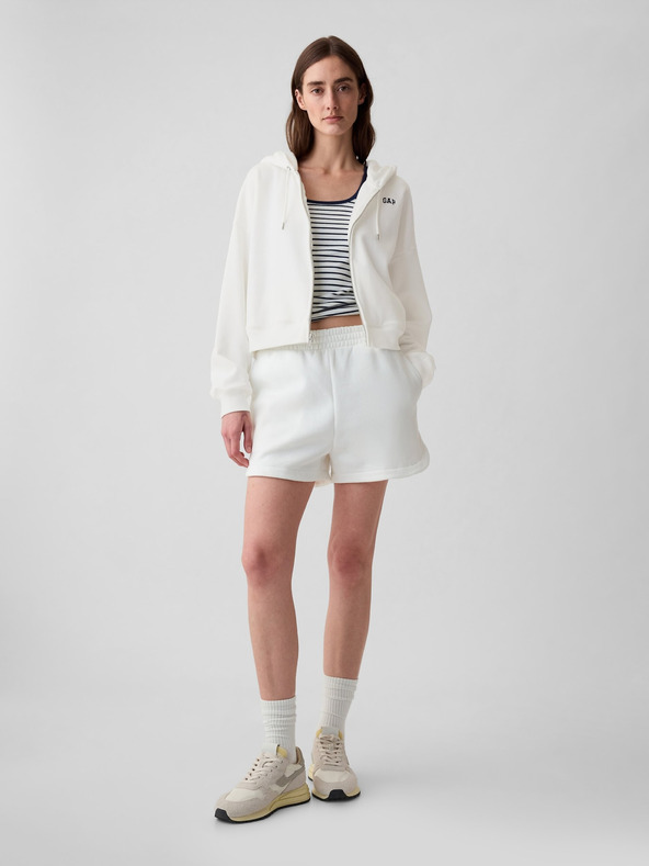 GAP Mikina crop s kapucňou GAP