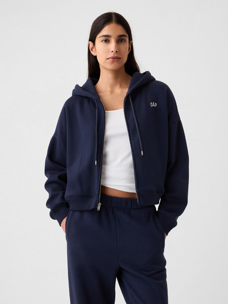 GAP Mikina crop s kapucňou GAP