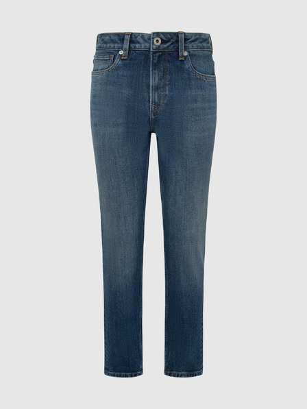 Pepe Jeans Modré dámske zúžené džínsy Pepe Jeans
