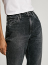 Pepe Jeans Čierne dámske džínsy rovného strihu Pepe Jeans