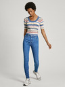 Pepe Jeans Modré dámske super skinny fit džínsy Pepe Jeans