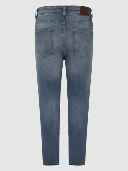 Pepe Jeans Modré pánske džínsy úzkeho strihu Pepe Jeans