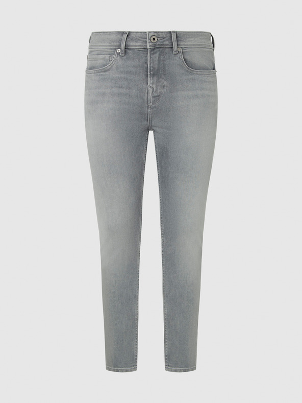 Pepe Jeans Svetlošedé pánske skinny fit džínsy Pepe Jeans