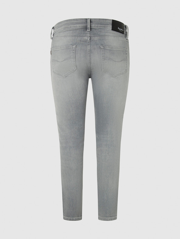 Pepe Jeans Svetlošedé pánske skinny fit džínsy Pepe Jeans