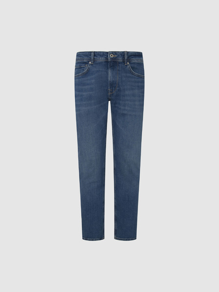 Pepe Jeans Modré pánske džínsy zúženého strihu Pepe Jeans