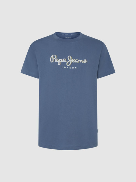Pepe Jeans Modré pánske tričko Pepe Jeans