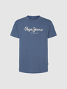 Pepe Jeans Modré pánske tričko Pepe Jeans