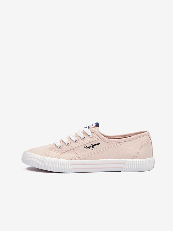 Pepe Jeans Svetloružové dámske tenisky Pepe Jeans Brady Basic