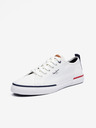 Pepe Jeans Biele pánske tenisky Pepe Jeans Kenton Smart