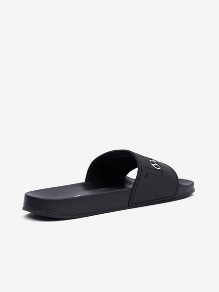Pepe Jeans Čierne pánske papuče Pepe Jeans Slider Young